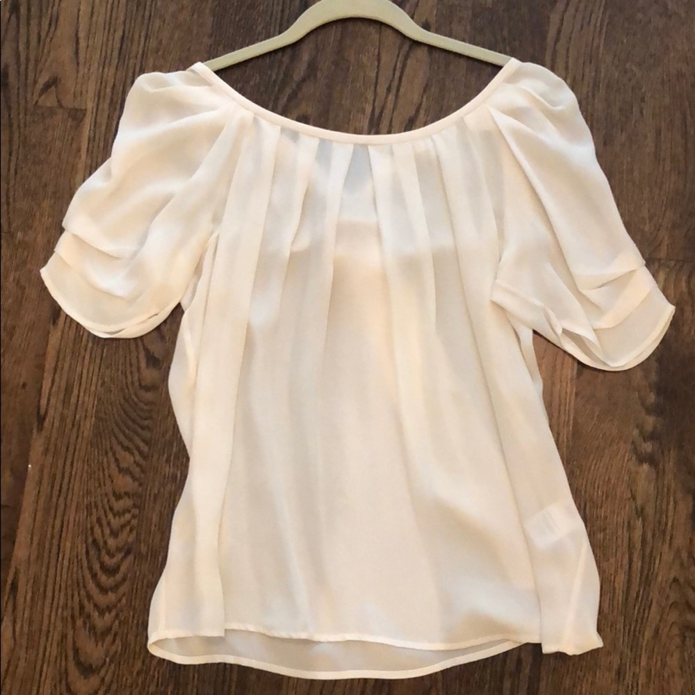 Joie Silk Cream Top